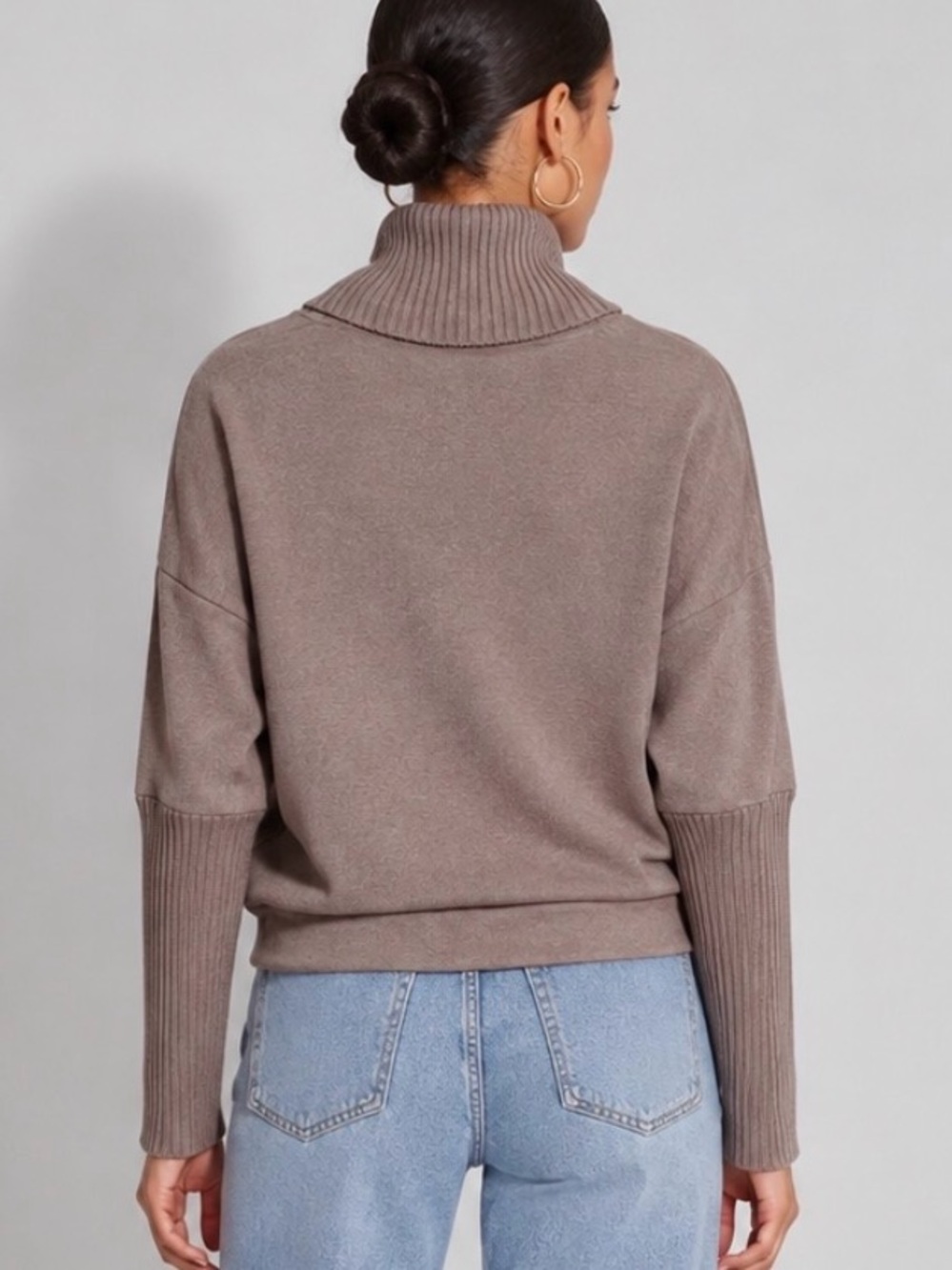 VARLEY Britannia Ribbed Cowl Neck Drawstring Sweater Size S - Picture 5 of 10